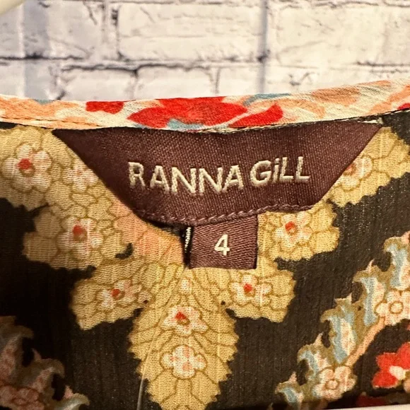 Ranna Gill Size 4 Boho Dress NWT - Picture 2 of 4